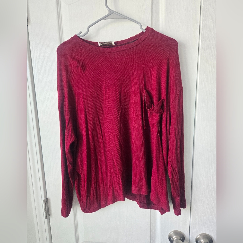 Zenana Ribbed Lightweight Long Sleeve